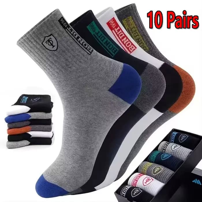 5/10 paires de chaussettes en bambou pour hommes