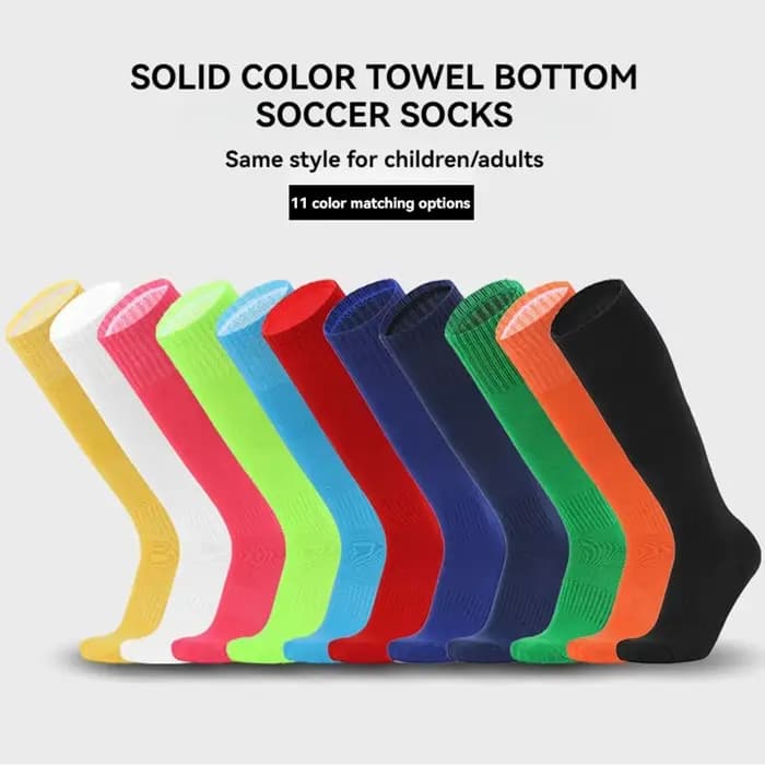 Loogdeel 1 paire enfants chaussettes de Football garçons chaussettes de Football filles genou chaussettes hautes Baseball Softball sport enfants jeunes hommes femmes