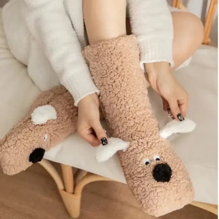 Chaussettes douces et moelleuses pour femmes