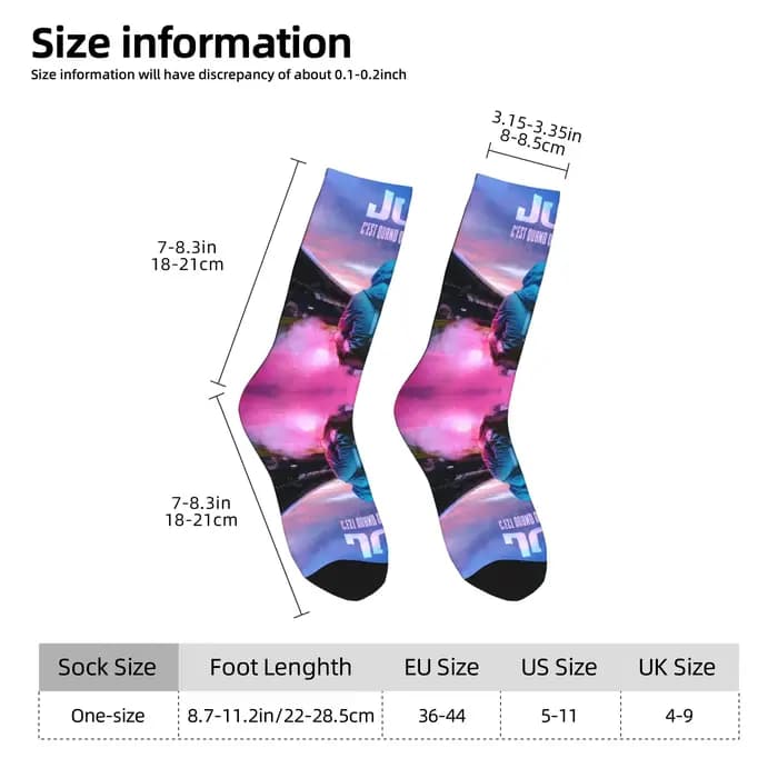 Personnalisé JUL rappeur français musique hommes femmes équipage chaussettes unisexe Kawaii printemps été automne hiver robe chaussettes
