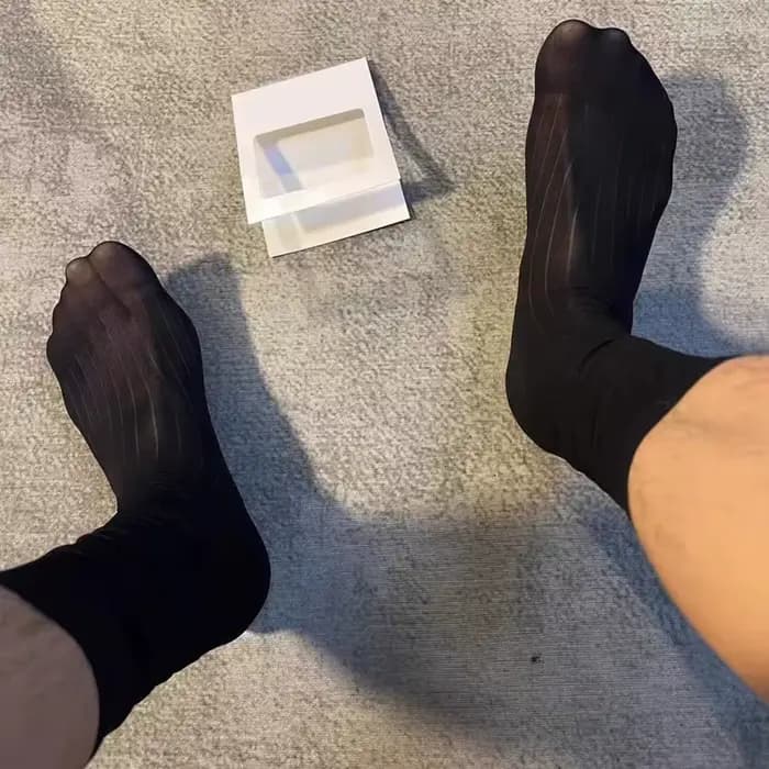 Chaussettes habillées chaussettes d'affaires chaussettes affaires espace quotidien gris blanc noir bordeaux bleu marine Nylon transparent Ultra mince