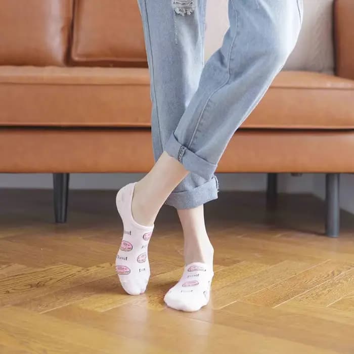 5 paires de chaussettes courtes à Section fine