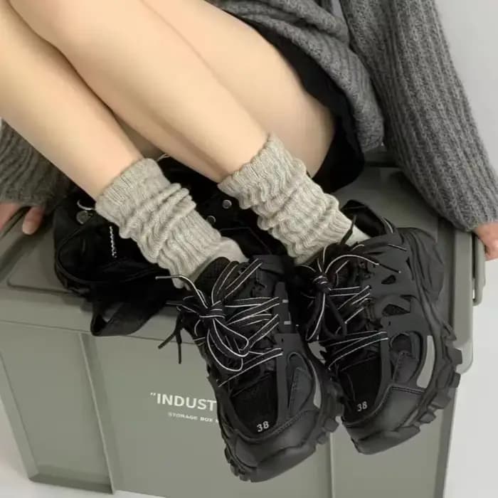 Chaussettes Vintage Simples et Cool à Tubes Moyens