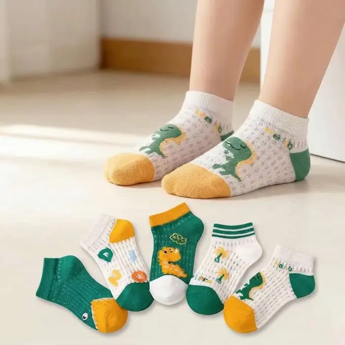 5 paires de chaussettes de sport pour enfants garçons