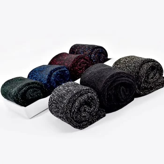 Chaussettes brillantes sexy tendance en 29 couleurs