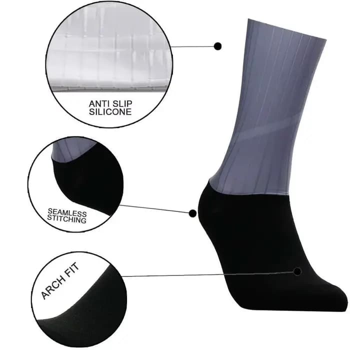 Chaussettes de cyclisme professionnelles pour hommes