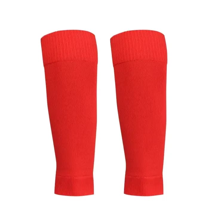 Chaussettes de football rouges pour hommes et femmes