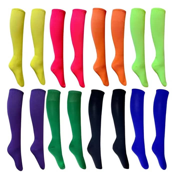 Chaussettes longues respirantes au-dessus du genou pour enfants et adultes