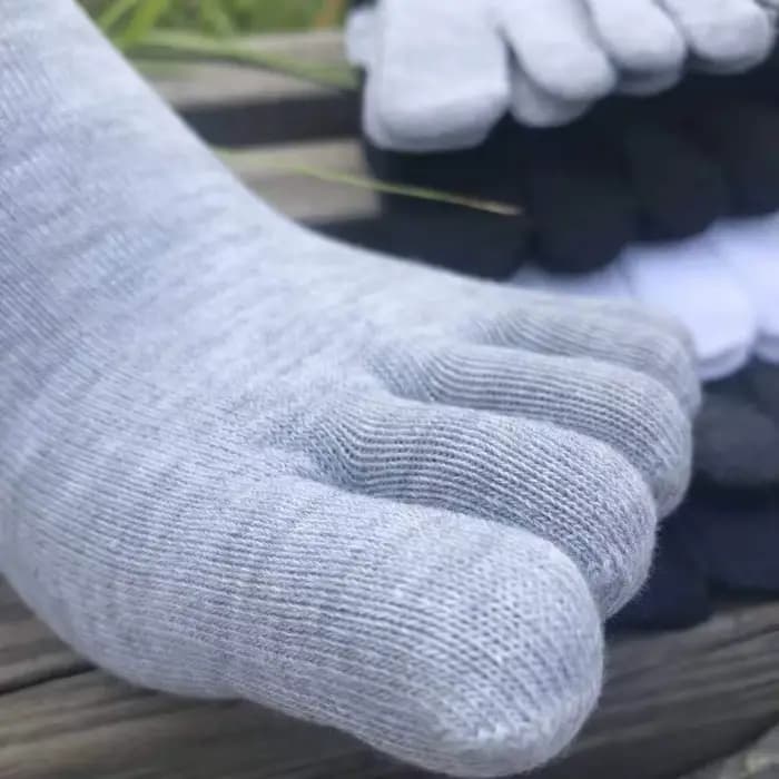 Ensemble de 5 paires de chaussettes à orteils pour hommes