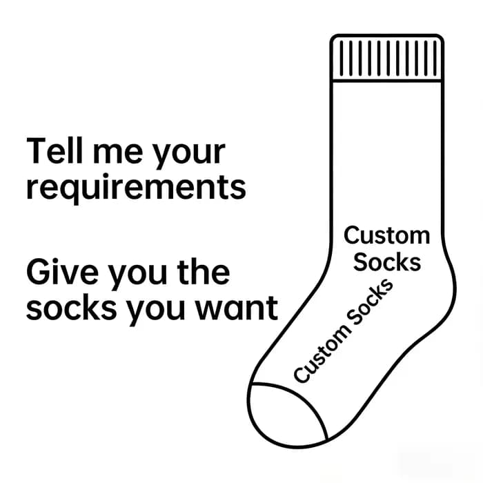 Chaussettes de sport décontractées personnalisables