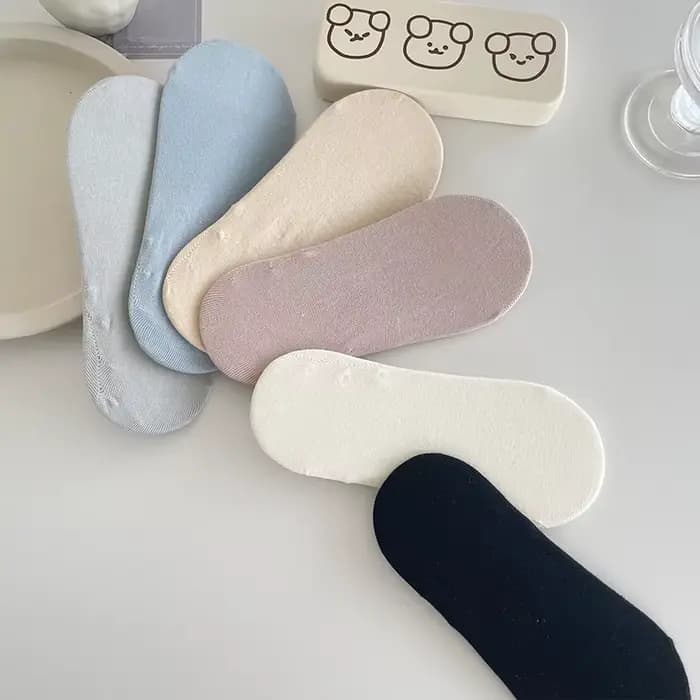 5 paires de nouvelles chaussettes d'été pour femmes Kawai