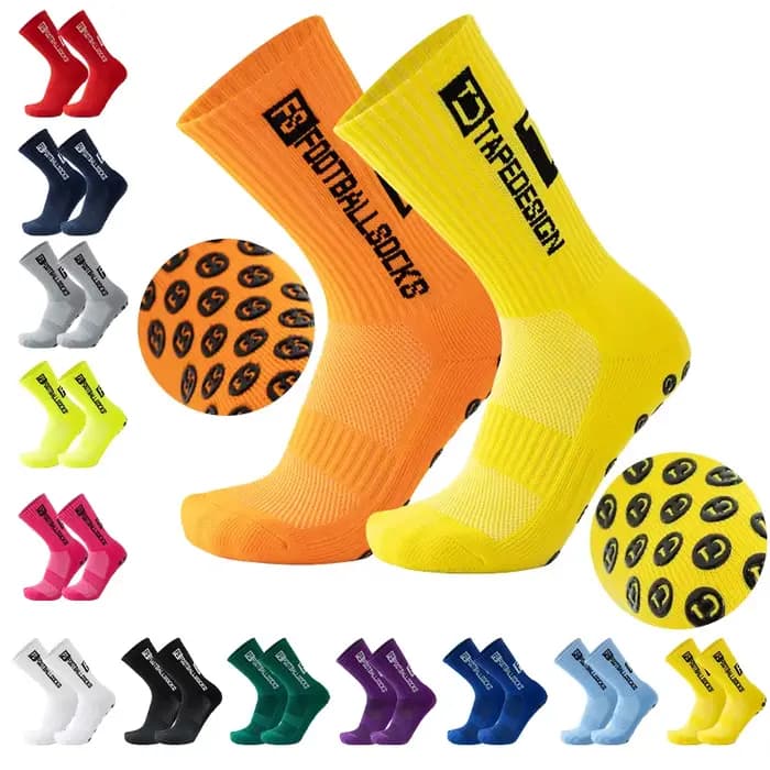 Chaussettes de sport antidérapantes pour hommes