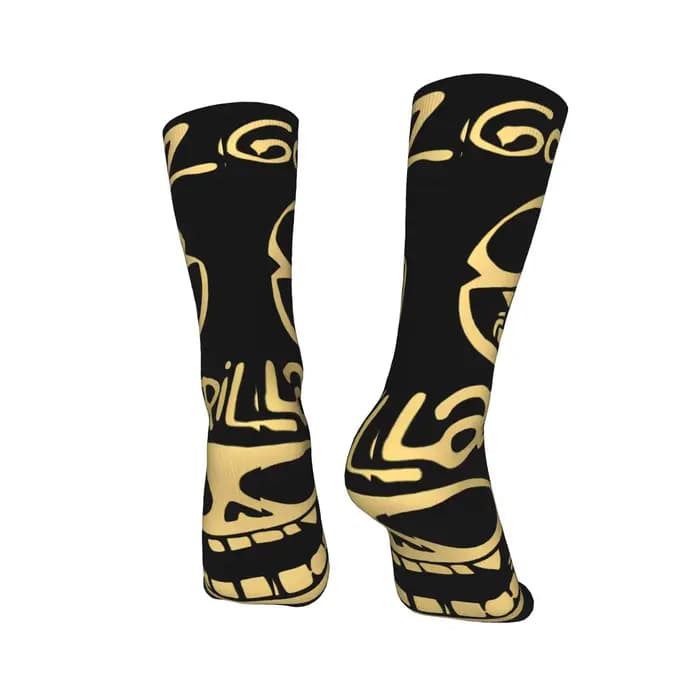 Gorillaz chaussettes automne groupe de Rock bas drôle Couple haute qualité chaussettes motif Skateboard anti-dérapant chaussettes