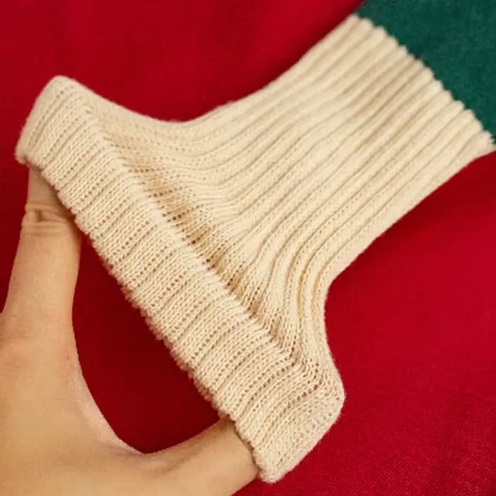Chaussettes de noël en coton respirant pour enfants