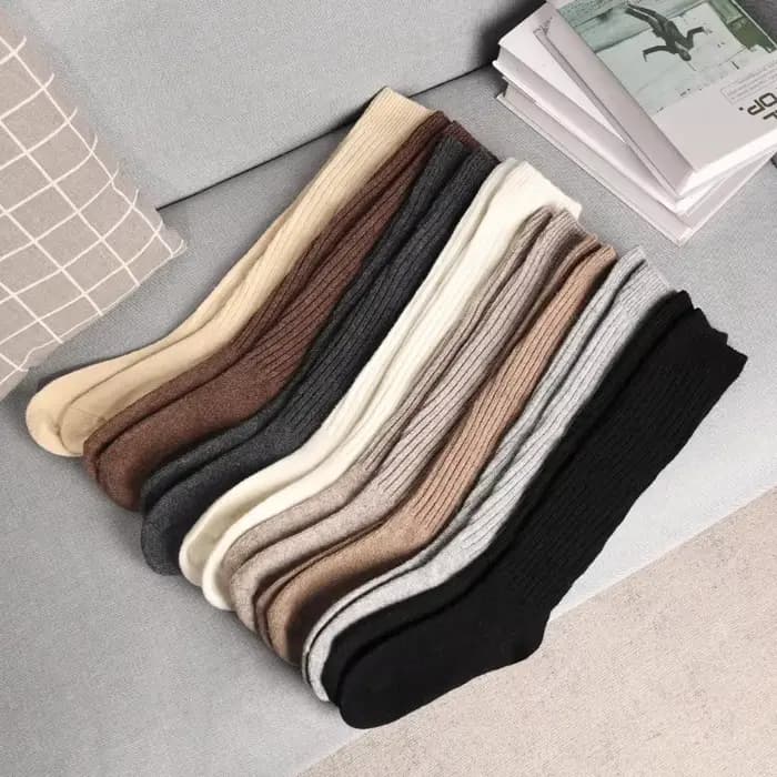 Femmes chaussettes longues cachemire