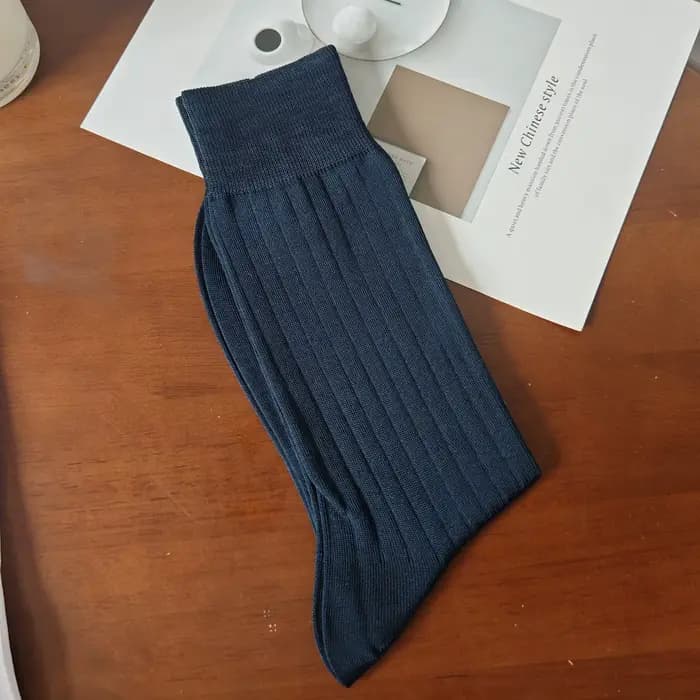3 paires/lot de chaussettes longues de sport respirantes en coton pour hommes
