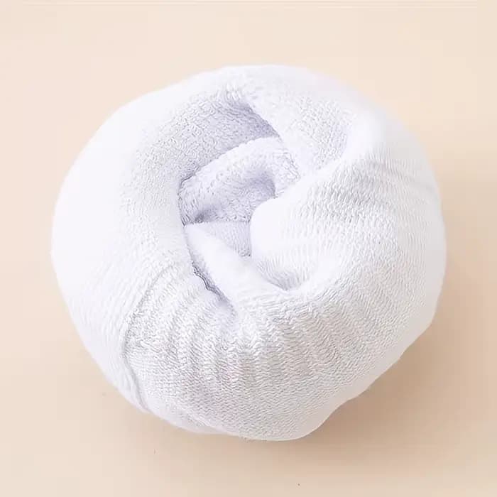 5/10 paires de chaussettes blanches de sport et de loisirs, absorbant la sueur et respirantes, adaptées aux hommes et aux femmes, chaussettes décontractées toutes saisons