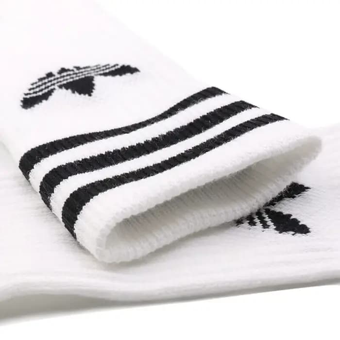 Chaussettes de basket Adidas Trefoil pour hommes et femmes : antidérapantes