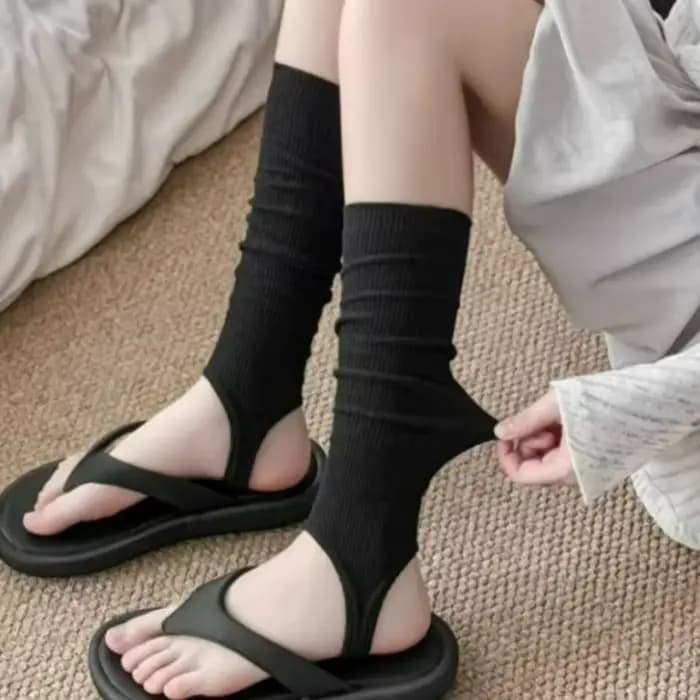 Chaussettes hautes élégantes et respirantes pour femme