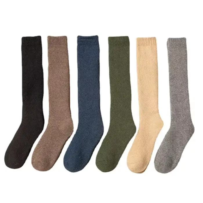 Chaussettes longues en laine pour hommes