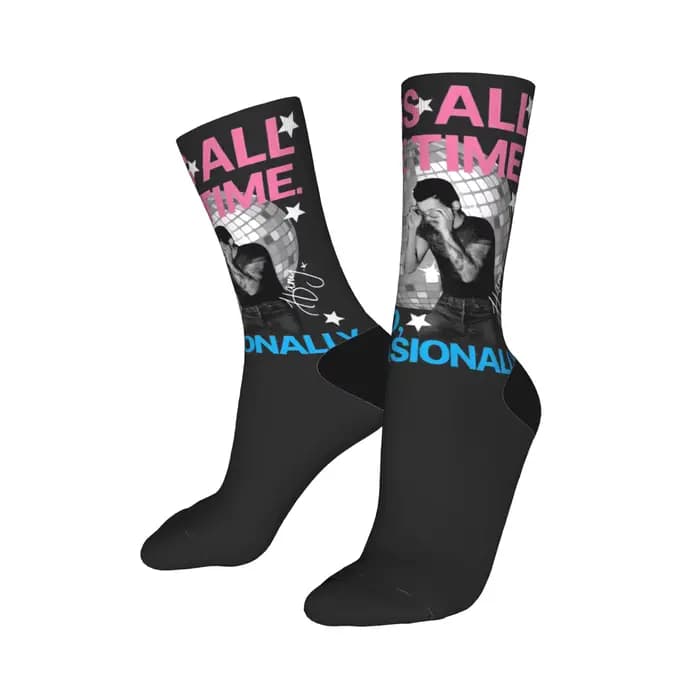 Nouveauté 2026 Chaussettes H-Harry S-Styles Fan Kiss all the time
