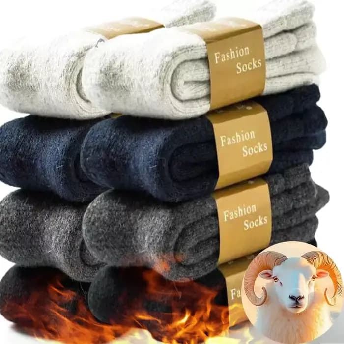 Chaussettes en laine mérinos Super épaisses pour hommes