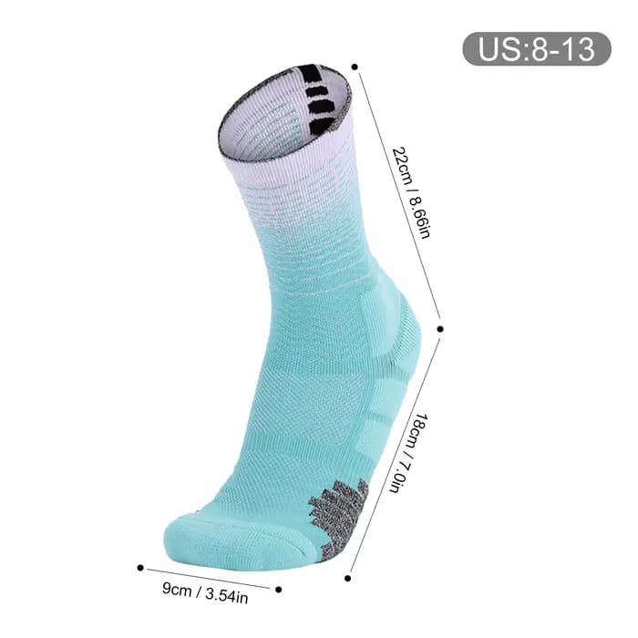 WRELS-Chaussettes de sport à séchage rapide, respirantes, anti-fonsoft, pour marathon professionnel