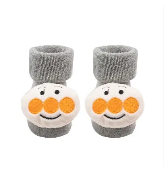 1 paire nouveau-né coton hiver bébé filles garçons enfants chaussettes antidérapantes infantile noël père noël pantoufles chaudes enfants chaussette