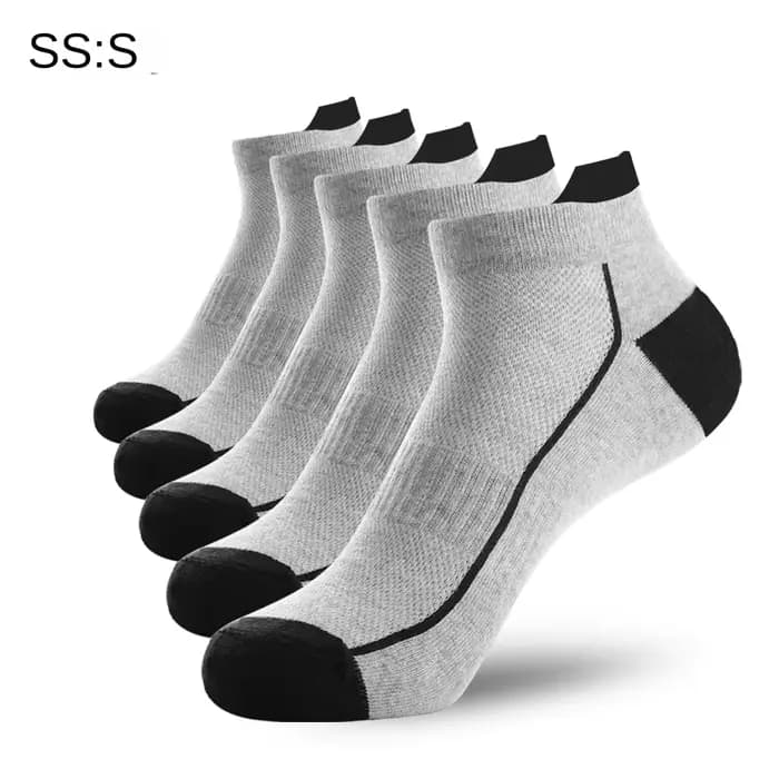 5 paires de chaussettes en coton biologique pour hommes