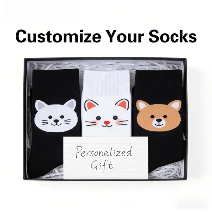 Chaussettes de sport décontractées personnalisables