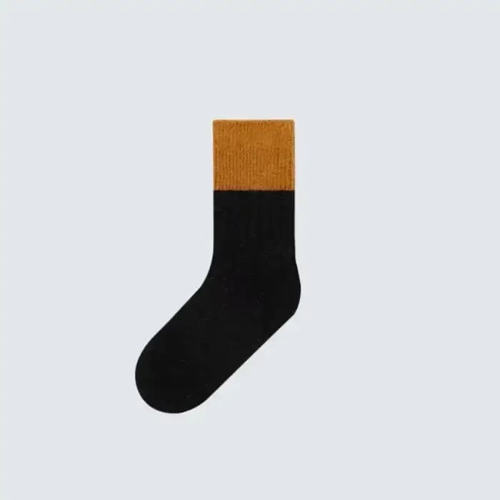 Chaussette chaude en laine pour enfants, pour garçons et filles, sport, simple, mode, mollet, automne hiver, chaud, cachemire, lapin