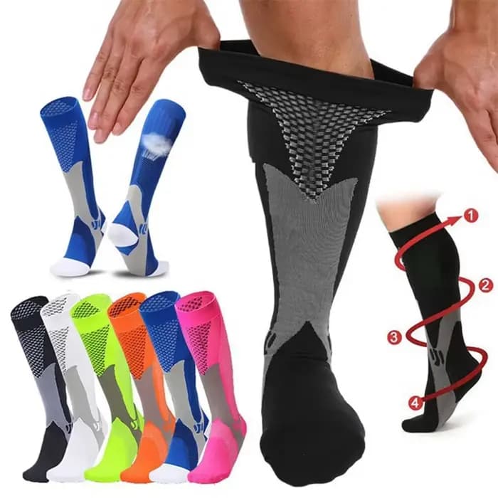 Chaussettes de compression unisexes pour hommes et femmes