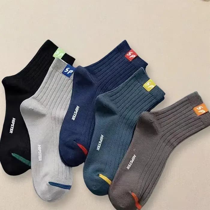5 paires de chaussettes mi-longues pour hommes