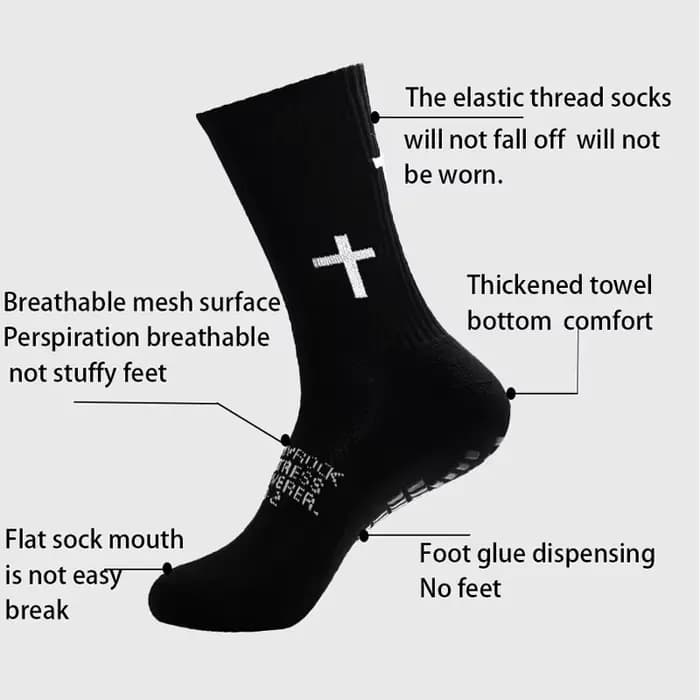 4 paires de chaussettes de Football antidérapantes pour hommes et femmes, respirantes, pour Football, basket-ball, Tennis, sport, cyclisme, équitation, Yoga