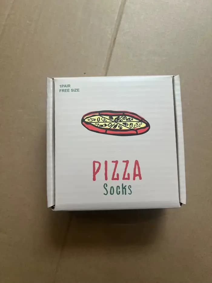 1 Paire de Chaussettes Créatives en Coton Mi-Mollet