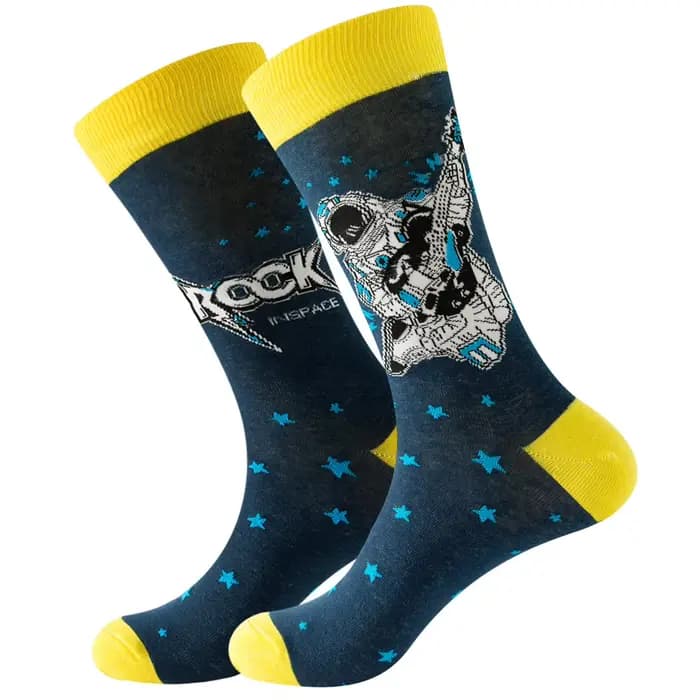 Chaussettes en coton drôles pour hommes et femmes