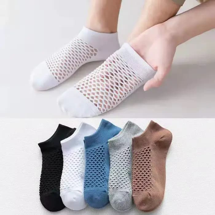Coton homme chaussettes courtes été mince mode respirant hommes cheville