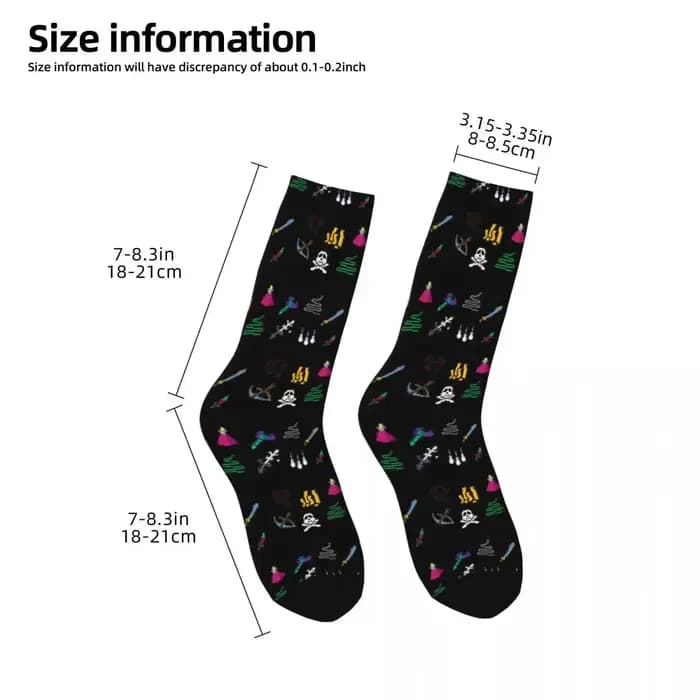 Chaussettes de joueur de la vieille école Runescape Killing Bundle