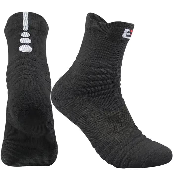 Chaussettes de compression athlétiques pour hommes et garçons, chaussettes de basket-ball en plein air, performance professionnelle, sports d'élite, fitness, course à pied, cyclisme