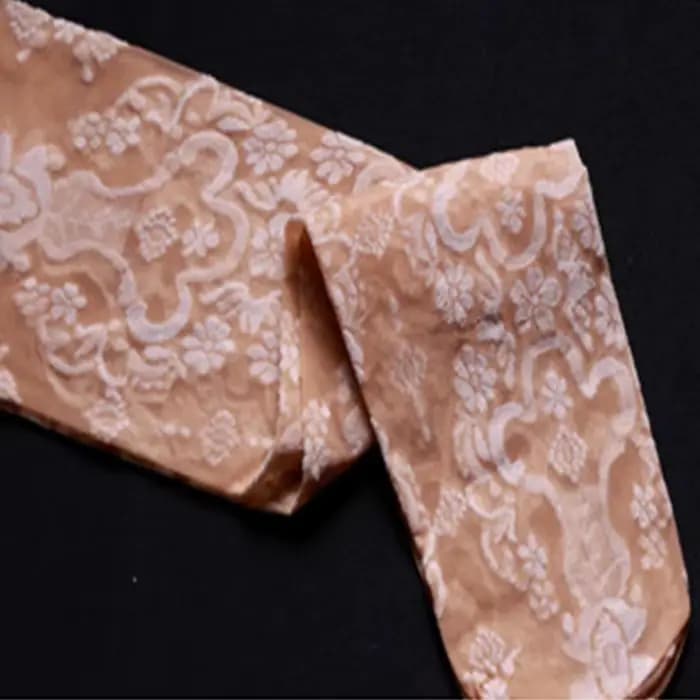 Collants Jacquard floraux rétro élégants, bas Sexy en dentelle ajourée blanche, bas en maille de Nylon, bonneterie fine et transparente
