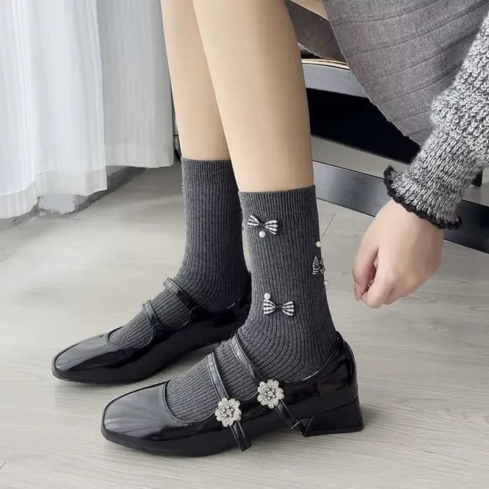 Chaussettes coréennes confortables et respirantes pour femmes