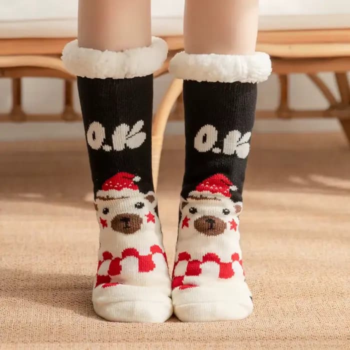 Chaussettes chaudes de noël et d'hiver pour femmes