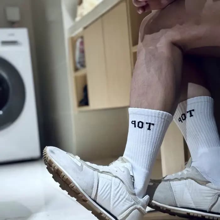 Homme chaussettes basket Calcetines Hombre lettre Meias