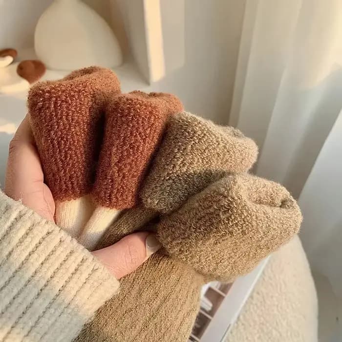 4 paires de chaussettes en cachemire pour femmes