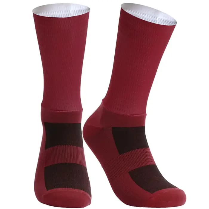 Nouvelles chaussettes de cyclisme Pro Team Aero antidérapantes en silicone pour hommes