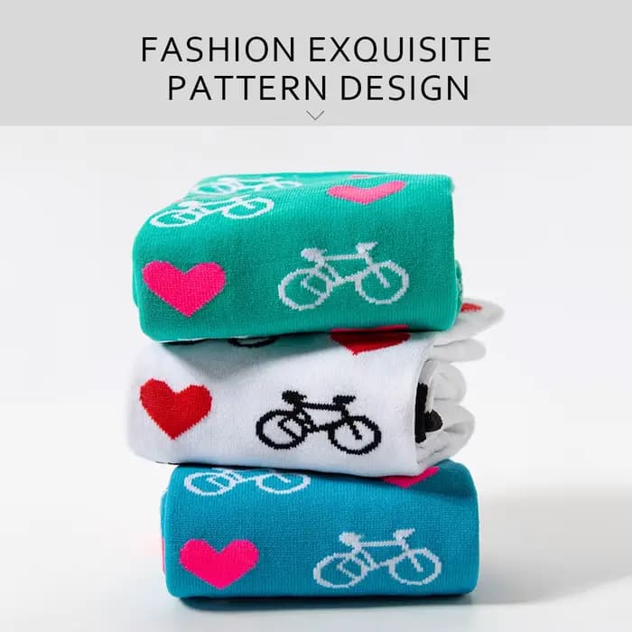 1 paire de chaussettes joyeuses colorées pour hommes