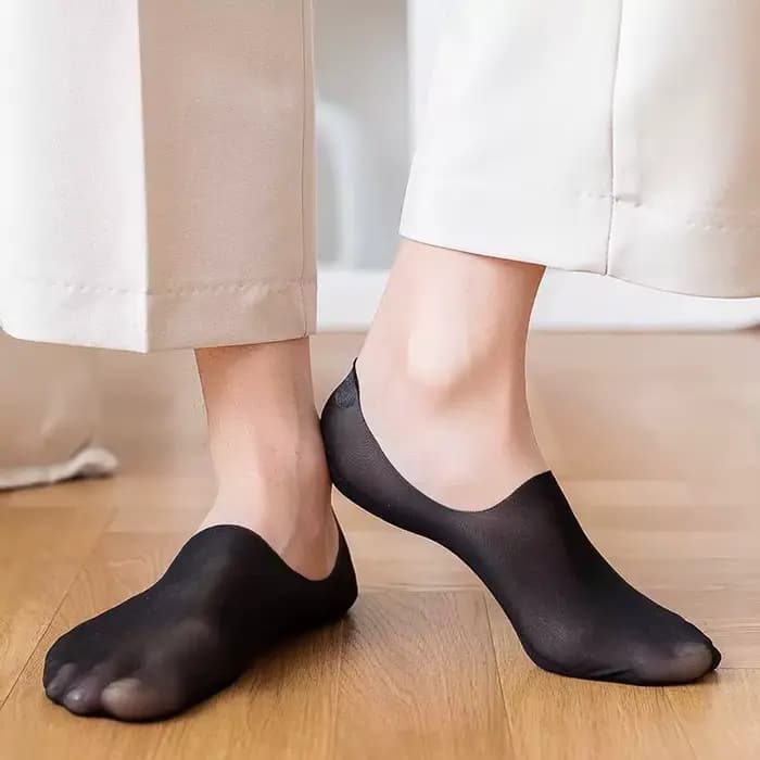 Chaussettes basses en silicone non ald pour hommes
