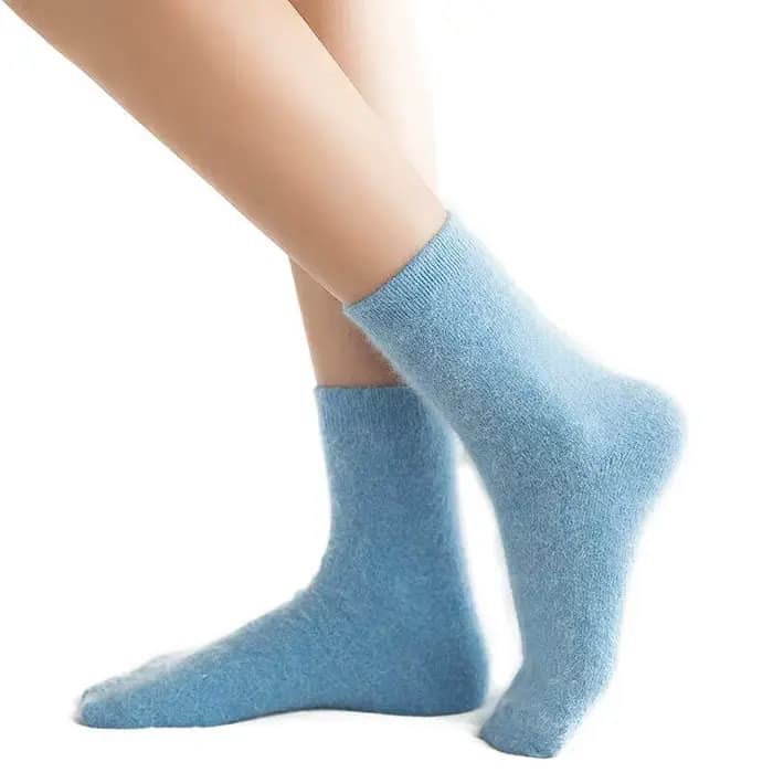 Angola lapin et laine mérinos chaussettes femmes marque épais hiver chaussettes mode chaussettes chaudes femmes femme chaussettes grande taille