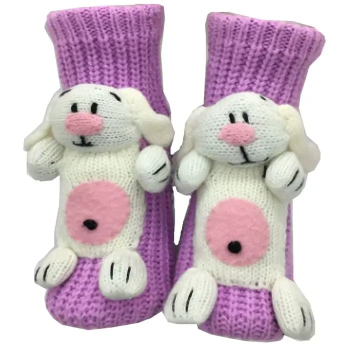 Chaussettes en tricot 3D animales respirantes et chaudes