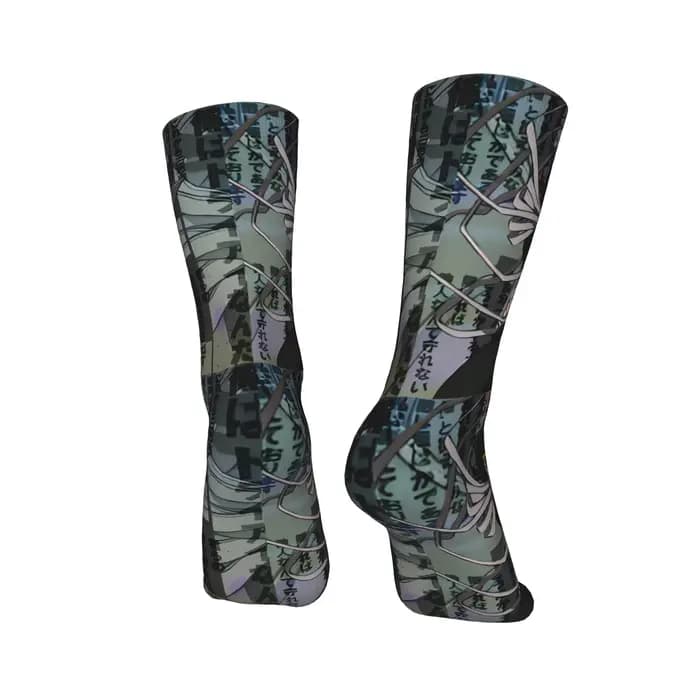 Aizawa Shota Collage chaussettes bas gothiques hommes